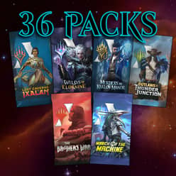 Buy x6 Digital Magic MTG Arena Codes to redeem 36 booster packs from Standard. Limit to 1 prerelease MTGA pack code from each set per account.