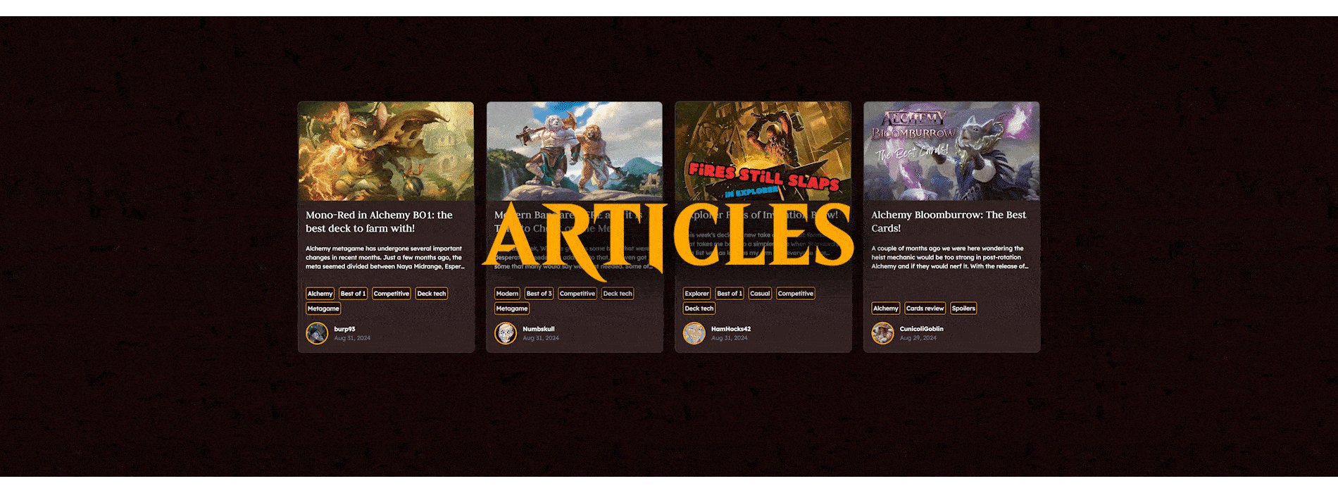 MTG Circle - Articles, Decks, Videos